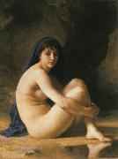 Adolphe William Bouguereau Seated Nude (mk26) oil painting